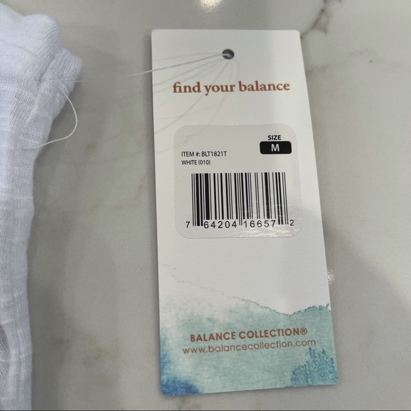 NWT Balance Collection white cut out tank top - Picture 9 of 16